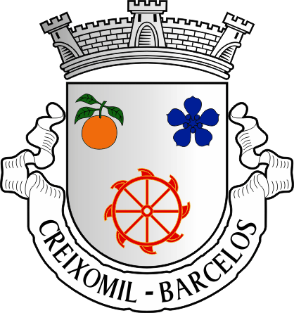 Brasão da antiga freguesia de Creixomil - Creixomil former civil parish, coat-of-arms Brasão da antiga freguesia de Creixomil - Creixomil former civil parish, coat-of-arms