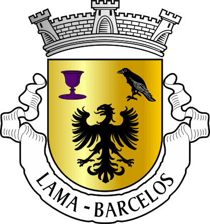 Brasão da freguesia de Lama - Lama civil parish, coat-of-arms Brasão da freguesia de Lama - Lama civil parish, coat-of-arms