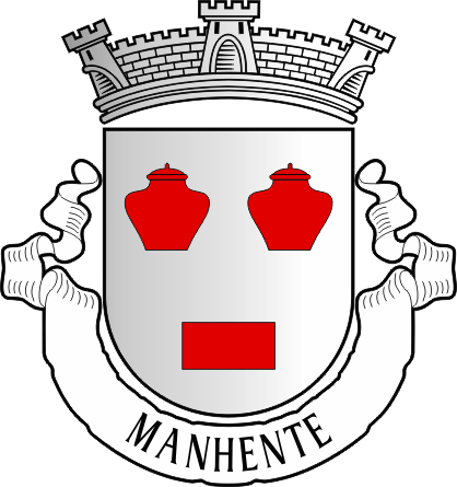 Brasão da freguesia de Manhente - Manhente civil parish, coat-of-arms