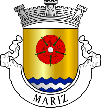 Brasão da antiga freguesia de Mariz - Mariz former civil parish, coat-of-arms Brasão da antiga freguesia de Mariz - Mariz former civil parish, coat-of-arms