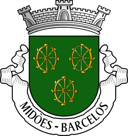 Brasão da antiga freguesia de Midões - Midões former civil parish, coat-of-arms Brasão da antiga freguesia de Midões - Midões former civil parish, coat-of-arms