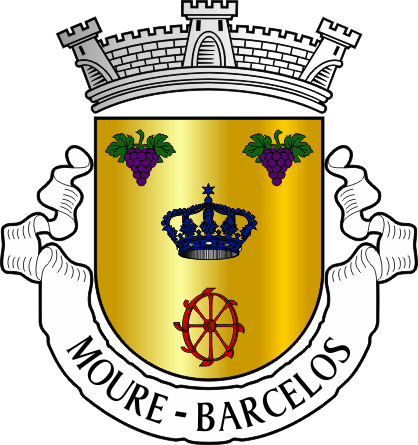Brasão da freguesia de Moure - Moure civil parish, coat-of-arms