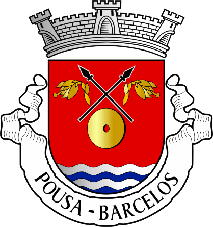 Brasão da freguesia de Pousa - Pousa civil parish, coat-of-arms Brasão da freguesia de Pousa - Pousa civil parish, coat-of-arms