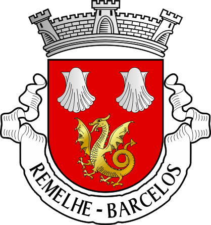 Brasão da freguesia de Remelhe - Remelhe civil parish, coat-of-arms Brasão da freguesia de Remelhe - Remelhe civil parish, coat-of-arms