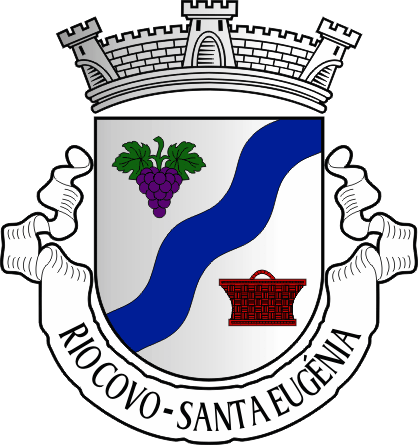 Brasão da freguesia de Rio Covo (Santa Eugénia) - Rio Covo (Santa Eugénia) civil parish, coat-of-arms