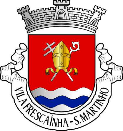 Brasão da antiga freguesia de Vila Frescaínha (São Martinho) - Vila Frescaínha (São Martinho) former civil parish, coat-of-arms Brasão da antiga freguesia de Vila Frescaínha (São Martinho) - Vila Frescaínha (São Martinho) former civil parish, coat-of-arms