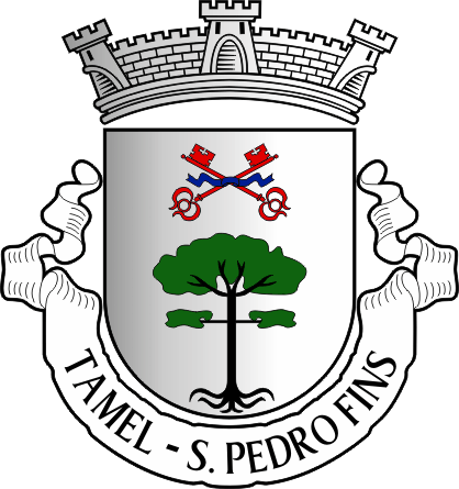 Brasão da antiga freguesia de Tamel (São Pedro Fins) - Tamel (São Pedro Fins) former civil parish, coat-of-arms