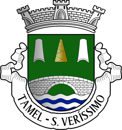 Brasão da freguesia de Tamel (São Veríssimo) - Tamel (São Veríssimo) civil parish, coat-of-arms Brasão da freguesia de Tamel (São Veríssimo) - Tamel (São Veríssimo) civil parish, coat-of-arms