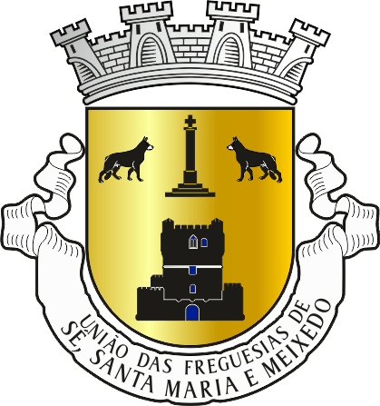 Brasão da União das freguesias de Sé, Santa Maria e Meixedo - Sé, Santa Maria and Meixedo civil parishes union, coat-of-arms Brasão da União das freguesias de Sé, Santa Maria e Meixedo - Sé, Santa Maria and Meixedo civil parishes union, coat-of-arms