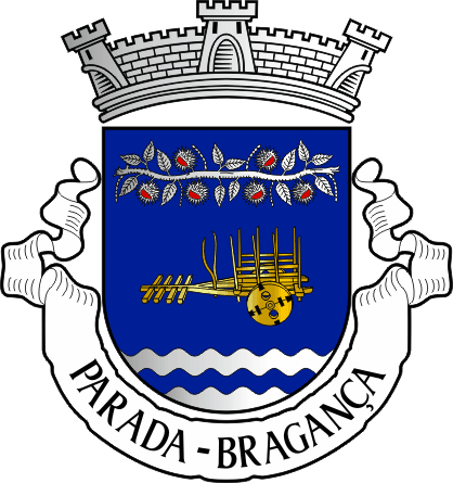 Brasão da antiga freguesia de Parada - Parada former civil parish, coat-of-arms