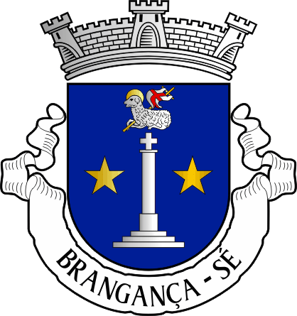 Brasão da antiga freguesia de Bragança (Sé) - Bragança (Sé) former civil parish, coat-of-arms