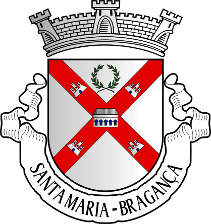 Brasão da antiga freguesia da Bragança (Santa Maria) - Bragança (Santa Maria) former civil parish, coat-of-arms