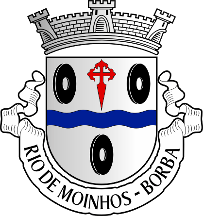 Brasão da freguesia de Rio de Moinhos - Rio de Moinhos civil parish, coat-of-arms Brasão da freguesia de Rio de Moinhos - Rio de Moinhos civil parish, coat-of-arms