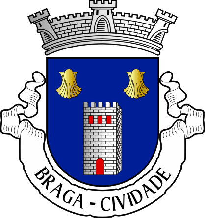 Brasão da antiga freguesia de Braga (Cividade) - Braga (Cividade) former civil parish, coat-of-arms