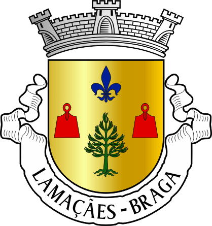 Brasão da antiga freguesia de Lamaçães - Lamaçães former civil parish, coat-of-arms
