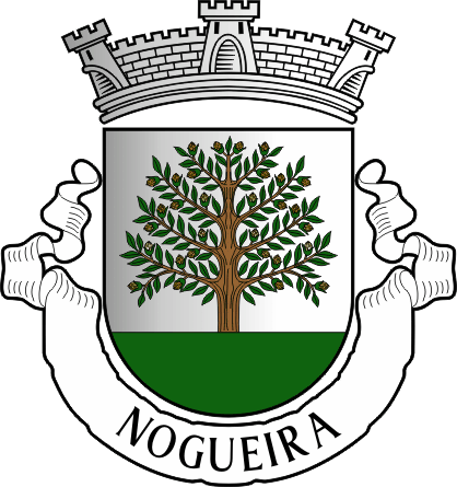 Brasão da antiga freguesia de Nogueira - Nogueira former civil parish, coat-of-arms