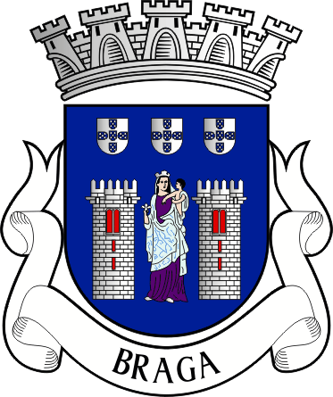 Brasão do Município de Braga - Braga municipal coat-of-arms Brasão do Município de Braga - Braga municipal coat-of-arms