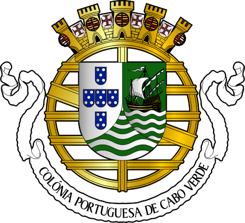Brasão da colónia de Cabo Verde - Cape Verde colony coat-of-arms Brasão da colónia de Cabo Verde - Cape Verde colony coat-of-arms