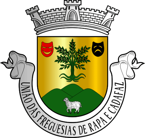 Brasão da União das freguesias de Rapa e Cadafaz - Rapa and Cadafaz civil parishes union coat-of-arms Brasão da União das freguesias de Rapa e Cadafaz - Rapa and Cadafaz civil parishes union coat-of-arms