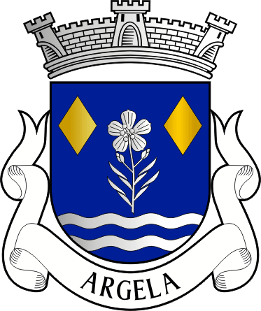 Brasão da freguesia de Argela - Argela civil parish, coat-of-arms Brasão da freguesia de Argela - Argela civil parish, coat-of-arms