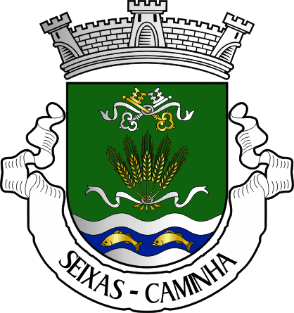 Brasão da freguesia de Seixas - Seixas civil parish, coat-of-arms