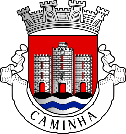 Brasão do Município de Caminha - Caminha municipal coat-of-arms Brasão do Município de Caminha - Caminha municipal coat-of-arms