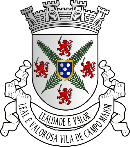 Brasão do Município de Campo Maior - Campo Maior municipal coat-of-arms Brasão do Município de Campo Maior - Campo Maior municipal coat-of-arms