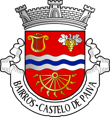 Brasão da antiga freguesia de Bairros - Bairros former civil parish, coat-of-arms