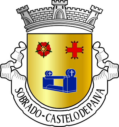 Brasão da antiga freguesia de Sobrado - Sobrado former civil parish, coat-of-arms