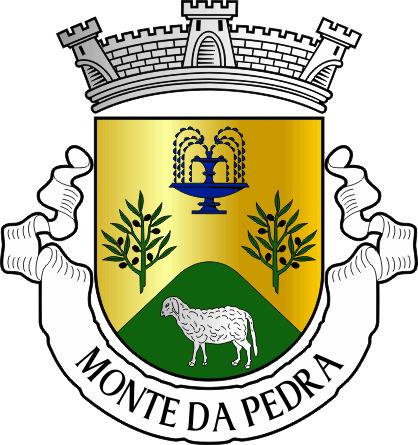 Brasão da freguesia de Monte da Pedra - Monte da Pedra civil parish, coat-of-arms