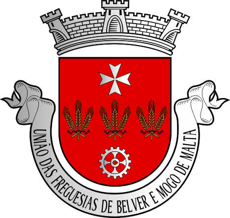 Brasão da Freguesia de Belver e Mogo de Malta - Belver and Mogo de Malta civil parish, coat-of-arms