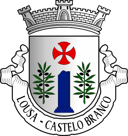 Brasão da antiga freguesia de Lousa - Lousa former civil parish, coat-of-arms Brasão da antiga freguesia de Lousa - Lousa former civil parish, coat-of-arms