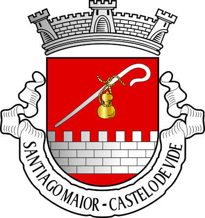 Brasão da freguesia de Santiago Maior - Santiago Maior civil parish, coat-of-arms