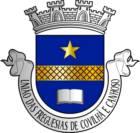 Brasão da União das freguesias de Covilhã e Canhoso - Covilhã and Canhoso civil parishes union coat-of-arms Brasão da União das freguesias de Covilhã e Canhoso - Covilhã and Canhoso civil parishes union coat-of-arms