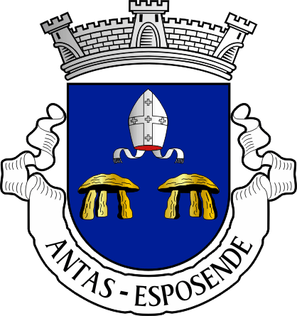 Brasão da freguesia de Antas - Antas civil parish, coat-of-arms Brasão da freguesia de Antas - Antas civil parish, coat-of-arms