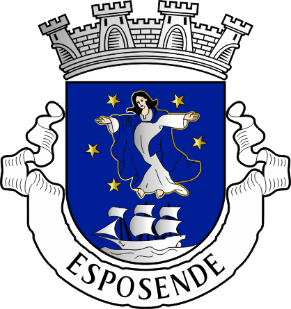 Brasão do Município de Esposende - Esposende municipal coat-of-arms Brasão do Município de Esposende - Esposende municipal coat-of-arms
