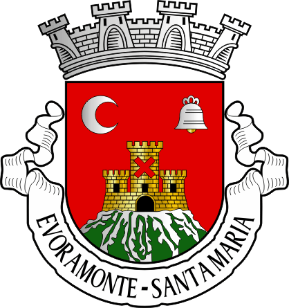 Brasão da freguesia de Evoramonte (Santa Maria) - Evoramonte (Santa Maria) civil parish, coat-of-arms Brasão da freguesia de Evoramonte (Santa Maria) - Evoramonte (Santa Maria) civil parish, coat-of-arms