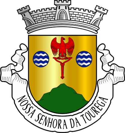 Brasão da antiga freguesia de Nossa Senhora da Tourega - Nossa Senhora da Tourega former civil parish, coat-of-arms Brasão da antiga freguesia de Nossa Senhora da Tourega - Nossa Senhora da Tourega former civil parish, coat-of-arms