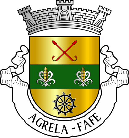 Brasão da antiga freguesia de Agrela - Agrela former civil parish, coat-of-arms
