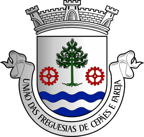 Brasão da União das freguesias de Cepães e Fareja - Cepães and Fareja civil parishes union coat-of-arms Brasão da União das freguesias de Cepães e Fareja - Cepães and Fareja civil parishes union coat-of-arms