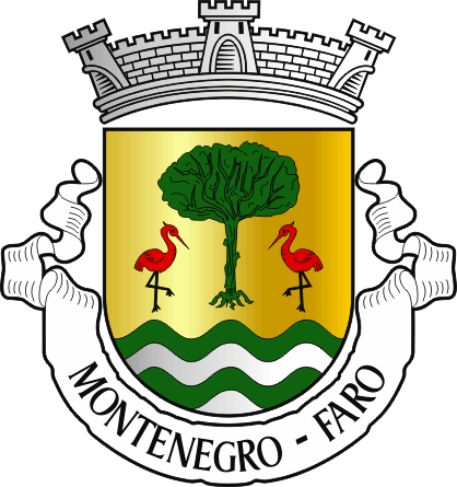 Brasão da freguesia de Montenegro - Montenegro civil parish, coat-of-arms Brasão da freguesia de Montenegro - Montenegro civil parish, coat-of-arms