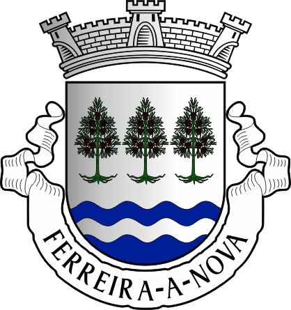 Brasão da Freguesia de Ferreira-a-Nova - Ferreira-a-Nova civil parish, coat-of-arms