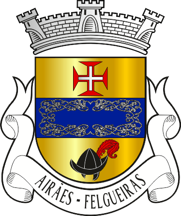 Brasão da freguesia de Airães - Airães civil parish, coat-of-arms Brasão da freguesia de Airães - Airães civil parish, coat-of-arms