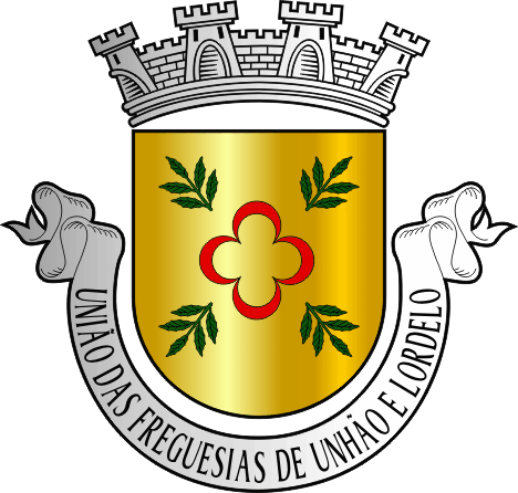 Brasão da União das freguesias de Unhão e Lordelo - Unhão and Lordelo civil parishes union coat-of-arms