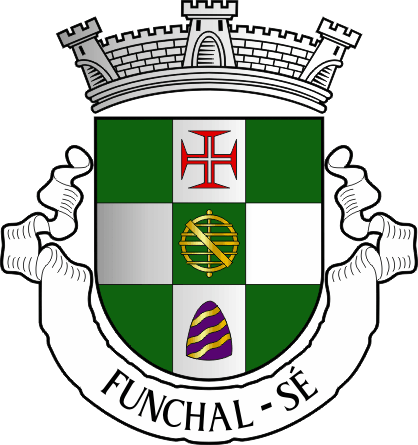 Brasão da freguesia de Funchal (Sé) - Funchal (Sé) civil parish, coat-of-arms Brasão da freguesia de Funchal (Sé) - Funchal (Sé) civil parish, coat-of-arms