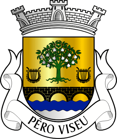 Brasão da freguesia de Pêro Viseu - Pêro Viseu civil parish, coat-of-arms Brasão da freguesia de Pêro Viseu - Pêro Viseu civil parish, coat-of-arms