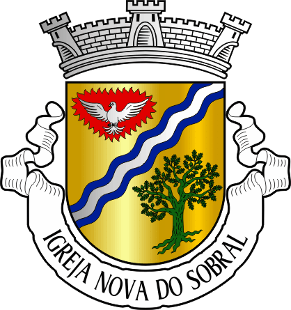 Brasão da freguesia de Igreja Nova do Sobral - Igreja Nova do Sobral civil parish, coat-of-arms