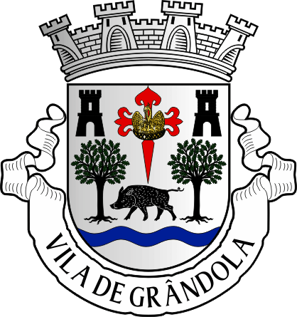 Brasão do Município de Grândola - Grândola municipal coat-of-arms Brasão do Município de Grândola - Grândola municipal coat-of-arms