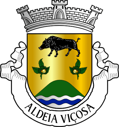 Brasão da freguesia de Aldeia Viçosa - Aldeia Viçosa civil parish, coat-of-arms