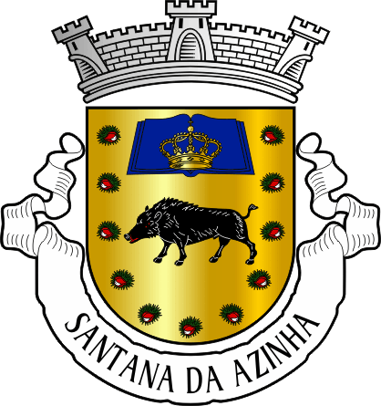 Brasão da freguesia de Santana da Azinha - Santana da Azinha civil parish, coat-of-arms Brasão da freguesia de Santana da Azinha - Santana da Azinha civil parish, coat-of-arms